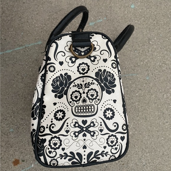 Disney Parks LOUNGEFLY Sugar Skulls purse bag preloved - Picture 3 of 7